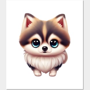 Furmidable Pomsky Posters and Art